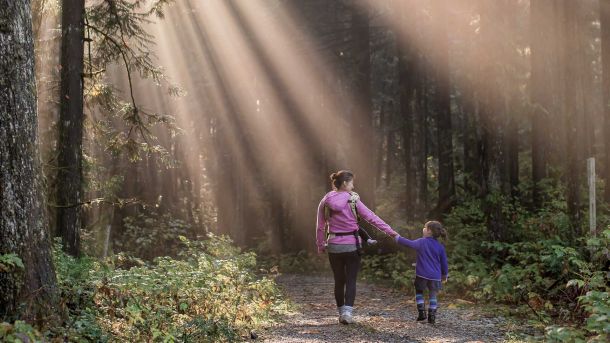 Familie, Wandern, Feenine, Vame 